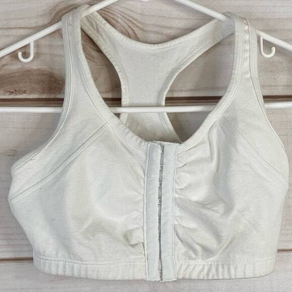 Fruit of the Loom White Unlined Front Close Racerback Bra Size 34" - Picture 1 of 5